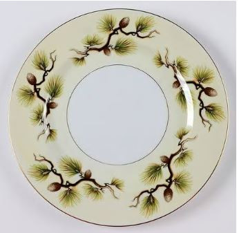Shasta Pine Narumi Dinner Plate  Creamy