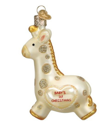 Babys First Christmas Giraffe Old World Christmas