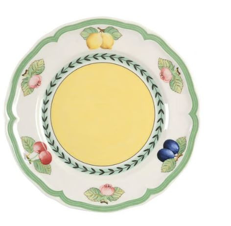 French Garden Round Salad Plate