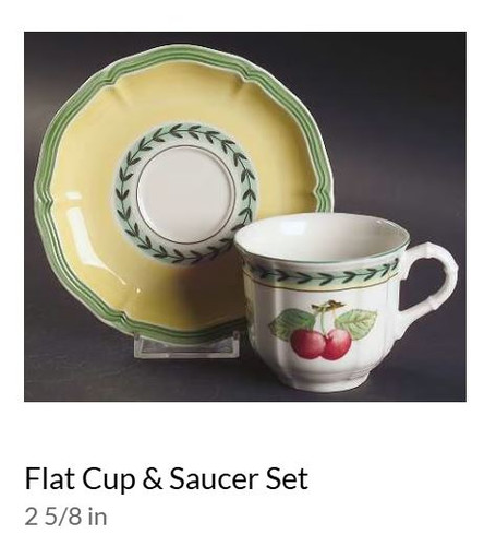 French Garden Cup and Saucer - Villeroy and Boch