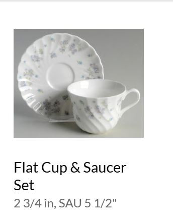 April Flowers Cup and Saucer - Wedgwood