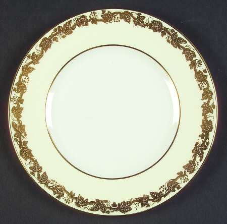 Whitehall Gold Round Salad Plate