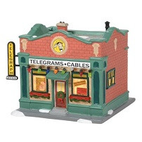 Hohman Telegraph Office Christmas Story Department 56