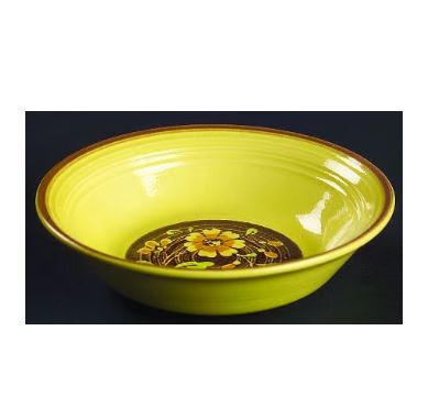 San Clemente Spanish Yellow Metlox Fruit Bowl