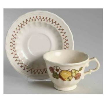 Fruit Basket Cup and Saucer