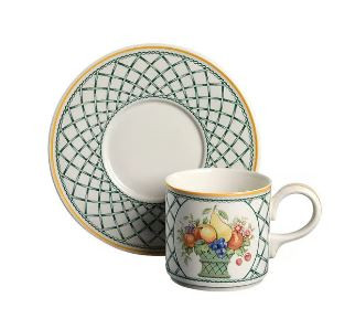 Basket Cup and Saucer - Villeroy and Boch