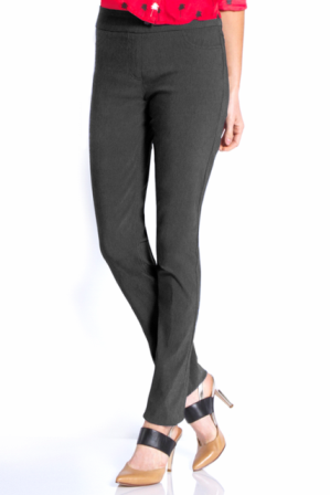 Wide Band Charcoal Narrow Leg Size 8 Slimsation Pants
