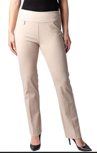 Wide Band Waist Long Pants Relaxed Leg Size 12 Winter White