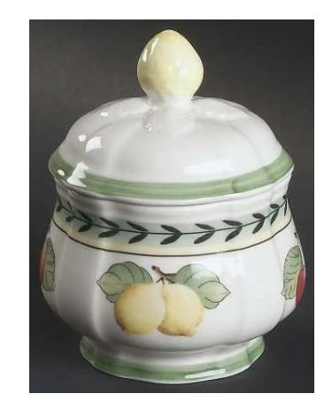 French Garden Sugar and Lid