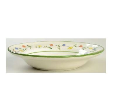 Spring Garland Metlox Rim Soup