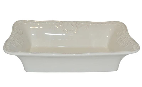 Isabella Ivory Skyros Rectanglur Baker