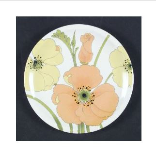 Wild Poppy Bread and Butter Plate