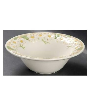 Sculptured Daisy Round Soup Cereal Bowl