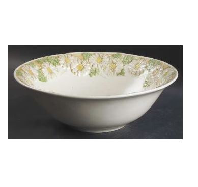 Sculptured Daisy Deep Serving Bowl