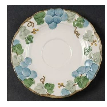 Sculptured Grape Saucer Only
