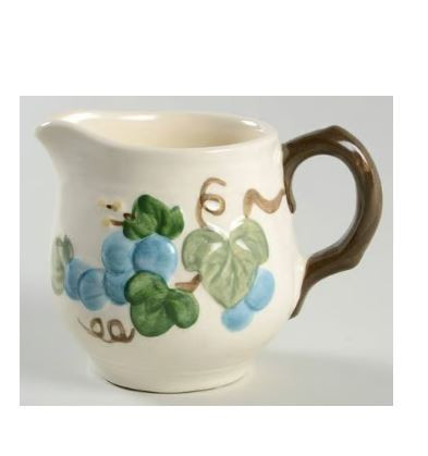 Sculptured Grape Creamer