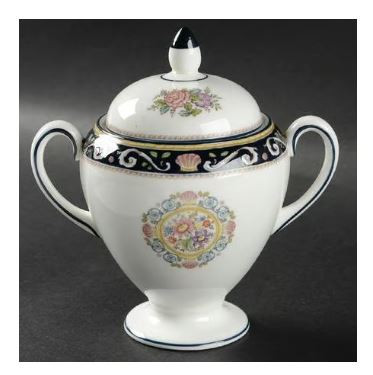 Runnymeade Dark Sugar and Lid - Wedgwood