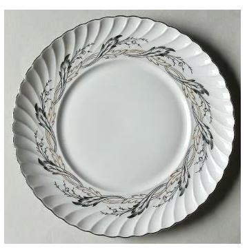 Golden Silver Royal Tettau Salad Plate