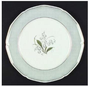 Romance Lily Of The Valley Royal Tettau Dinner Plate