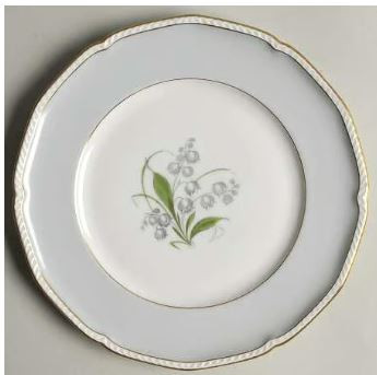 Romance Lily Of The Valley Royal Tettau Salad Plate