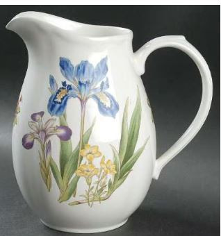 Gourmet Garden Noritake 2 1/2 Quart Pitcher  Iris