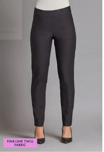 Ankle Pants Black Front And Back Pockets Size 10 Slimsations