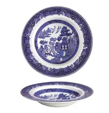 Willow Blue Johnson Brothers Rim Soup