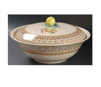 Fruit Sampler Older Johnson  Brothers Coverered Vegetable