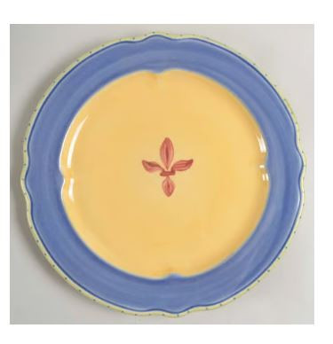Pistoulet Blue Border Pfaltzgraff Dinner Plate