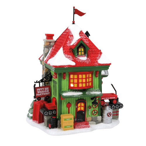 Wagon Factory North Pole Village Department 56