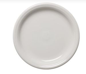 Fiestaware  White  Homer Laughlin Salad Plate