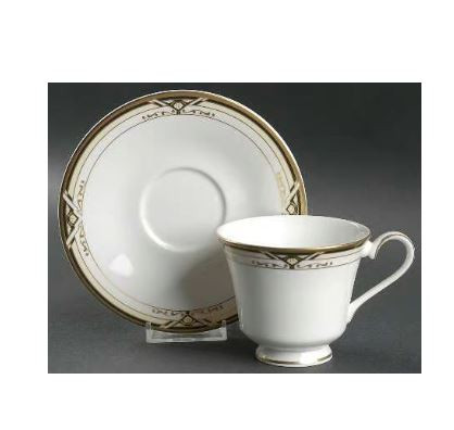 Dusty Rose Cup and Saucer