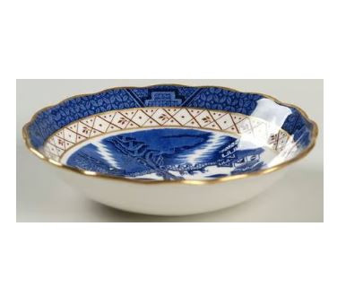 Real Old Willow Fruit or Sauce Bowl