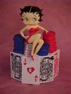 Betty Boop Gaming Figurine San Francisco Music Box
