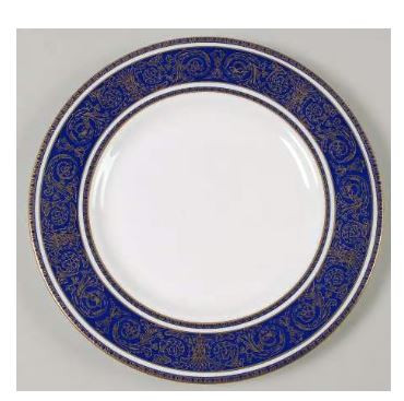 Imperial Blue Round Salad Plate