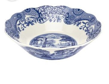 Blue Italian Spode Daisy Serving Bowl