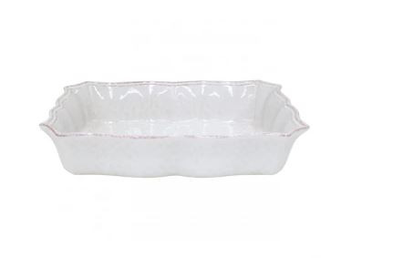 Impressions White Medium Rectangular Baker - Casafina