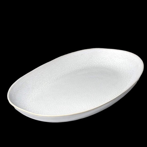 LILY VALLEY LG OVAL PLATTER CARMEL CERAMICA