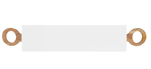 Wht Lacquer Handle Long Board