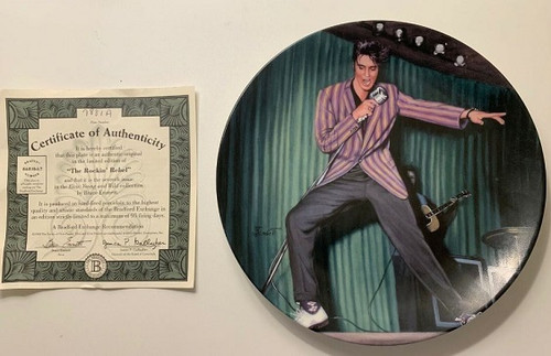 The Rockin Rebel 2744A Bradford Exchange Plate