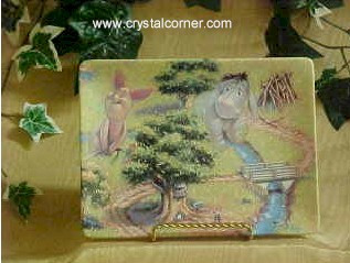 Eeyore And Piglet Feel Safe Side By Side 163A Bradford Exchange Plate