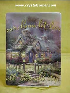 Teacup Cottage 7120A Bradford Exchange Plate