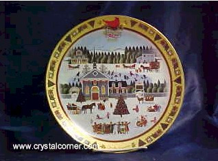 Christmas Love 2000 5536A Bradford Exchange Plate