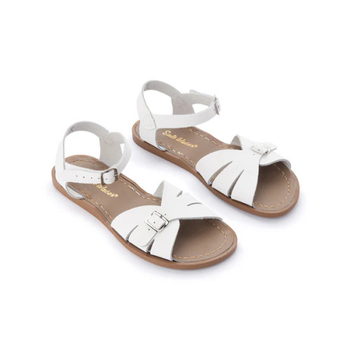 Sw Classic White Size 3 Youth Sun Sandals By Hoy Shoes