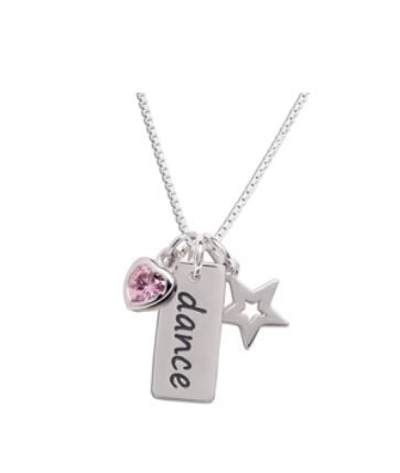 Ballerina Dance Pink Necklace Cherished Moments