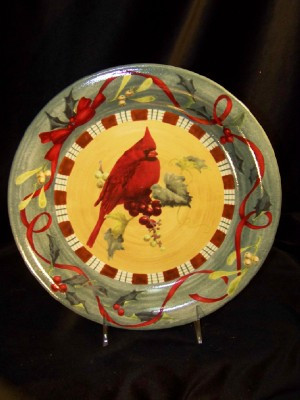 Winter Greeting Lenox Dinner Plate