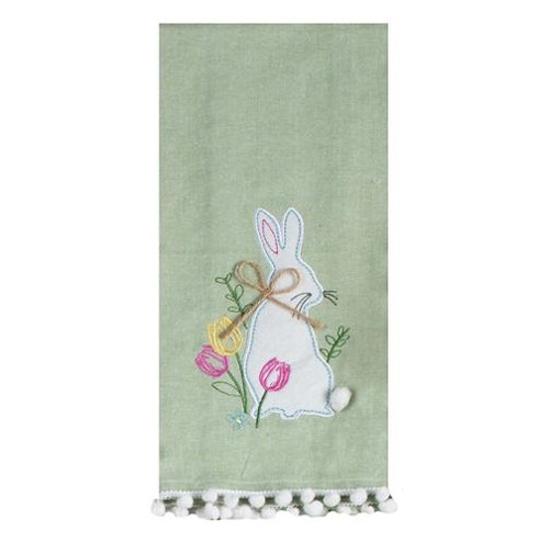 Easter Xxx Wishes Green Apple Tea Towel