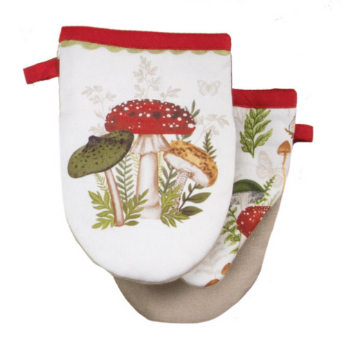 BOTANICAL MUSHROOM POCKET MITT