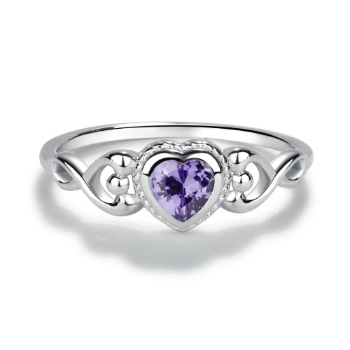 June Heart Ring Size 2 Cherished Moments