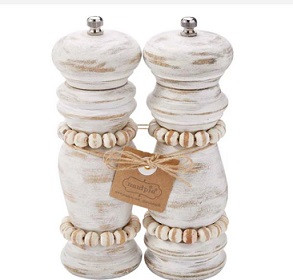 White Wood Salt and Pepper Gri